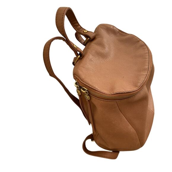 Hobo River Leather Backpack Whiskey Camel Tan Boho Cottagecore Preppy - Picture 4 of 16